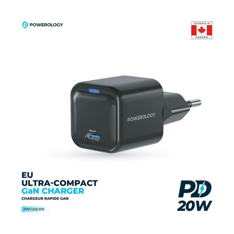 شارژر دیواری 20 وات پاورولوژی مدل PWCUQC015