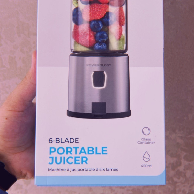 شیکر شارژی پاورولوژی مدل 126W Portable گنجایش 450 میلی لیتر