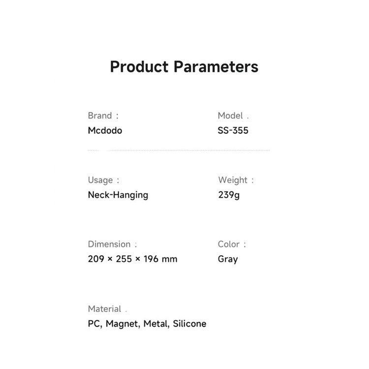 نگهدارنده گوشی موبایل مک دودو مدل ss-3550
