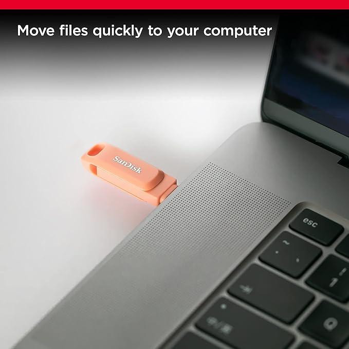 فلش مموری سن دیسک Ultra Dual Drive Go ظرفیت 256 گیگابایت