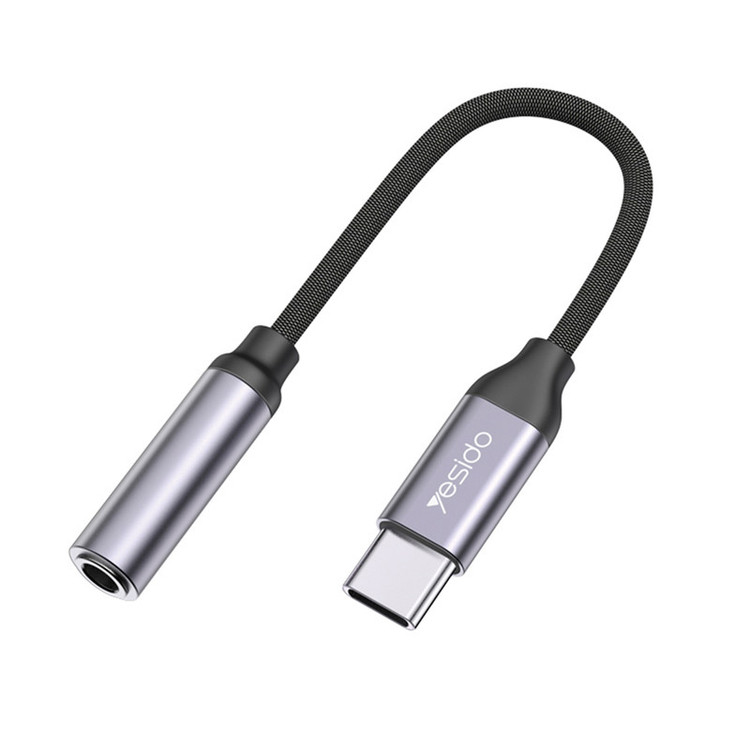 مبدل USB-C به جک 3.5 میلی متری یسیدو مدل YAU-19