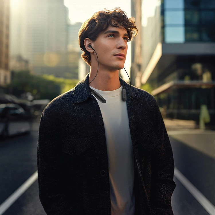 هدفون بلوتوثی پاورولوژی مدل Toneflex ENC Wireless Neckband